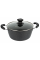 Кастрюля 4 л 24 см Hot Chef 16749-8 с мраморным антипригарным покрытием и крышкой