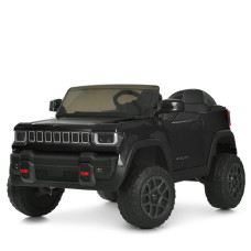 Детский электромобиль джип JJ2500EBLR-2 (24V) черный, 2 мотора, EVA колеса, пульт 2.4G