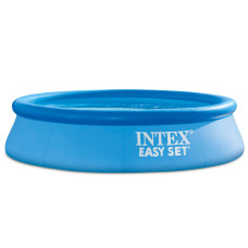 Надувной бассейн Intex Easy Set 28106, 244×61 см, 1942 л, семейный круглый бассейн для дачи и двора