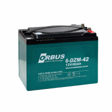 Акумуляторная батарея  ORBUS 6-DZM-80 12V 42 Ah (215 x 140 x 165) 13,5 kg Q2/48