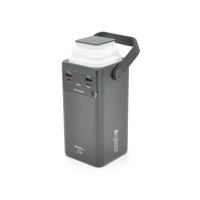 Powerbank ACL PW-152 80000 mAh 22.5W с 4 кабелями и фонарем черный