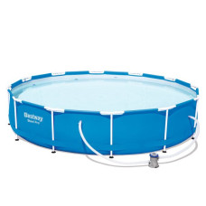 Каркасный бассейн Bestway 56681 Steel Pro, 366×76 см, 6503 л, с фильтр-насосом