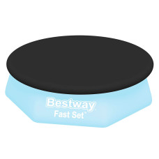 Тент для надувного бассейна Bestway Fast Set 244 см 58032, защитное накрытие для круглого бассейна