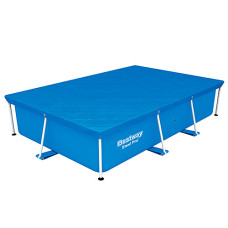 Тент для каркасного прямоугольного бассейна 259×170 см Bestway 58105, защитный чехол, тарпаулин 0.18 мм