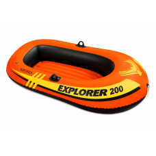 Надувная лодка Intex Explorer 200 58330, 185 × 94 см, одноместная, грузоподъемность 95 кг