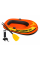 Надувная лодка Intex Explorer 200 Set 58331 с веслами и насосом 185 x 94 см