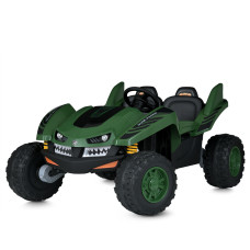Детский электромобиль багги M 6039EBR-10 (24V) Bambi Racer, 4 мотора, EVA колёса, пульт 2.4G, тёмно-зелёный