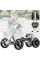 Складной электромобиль на аккумуляторе 6V 4.5Ah Go-Kart Белый