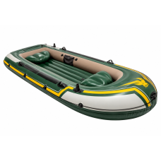 Надувная лодка Intex Seahawk 4 Set 68351, 351×145×48 см, 4-местная, весла и насос в комплекте, грузоподъемность 480 кг
