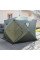 Палатка зимняя утепленная "Куб" 4-х местная LUGI (210х210х210), Зимняя палатка для рыбака туризма кемпинга и путешествий Хаки LU-BD21