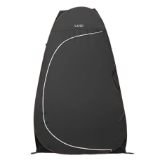 Намет душ-туалет для кемпінгу автомат 120×120×190 (см) тент для душу та туалету туристичний LU-015DB Чорний