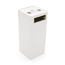 Power bank Voltronic D32-PD-QIMagnetic под 24х18650, Magnetic Wireless Charger, Output:22.5W, Micro-USB, Type-C, Lightning, ABS, PVC, White, BOX