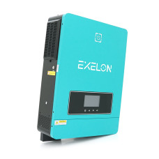 Гибридный инвертор Exelon EMAX PRO-10.2 KVA, 10200VA/8000W, 48V, ток заряда 0-160A, MPPT (90-450VDC, 2/18A), 530x390x170mm, 16.2kg