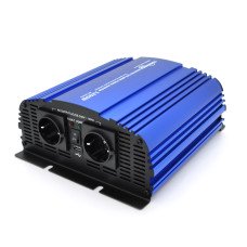 Инвертор напряжения Tommatech MS-1200, 12V/220V, 1200W с аппроксимированной синусоидой, 2Shuko, USB, клеммные провода, 2 предохранителя, Q4