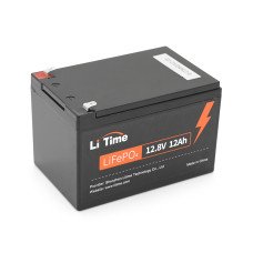 Аккумуляторная батарея Li-TIME LiFePO4 12.8V 12Ач 154Wh,(12/12A) F2, 151*98*95mm