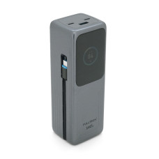 Powerbank Fulltech FP34 30000mAh, Fast charge PD140W, Li-pol, LCD Display, Вход:Type-C, Выходы: 2xUSB Type-C, 1xUSB Type-A, USB Type-C Cable, Box