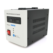 Стабилизатор напряжения релейный Conter SVR-2000VA/1500W однофазный, напольного монтажа, LED дисплей, DC150-270V, AC230±8%, 2*Shuko, Q4