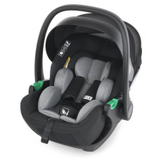 Детское автокресло El Camino i-FIX ME 1110 Royal Dark Gray i-Size R129 (40–87 см), автолюлька