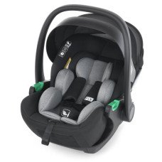 Детское автокресло El Camino i-FIX ME 1110 Royal Dark Gray i-Size R129 (40–87 см), автолюлька
