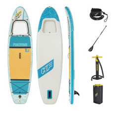 SUP-доска Bestway Hydro-Force Panorama 11'2" 65363 надувная 340×89×15 см с веслом, насосом и рюкзаком