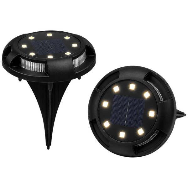 Садовый LED фонарь на солнечной батарее 8 диодов D11 см для декоративного освещения