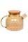 Чайник заварочный 1 л с бамбуковой крышкой стеклянный CH-1000ML