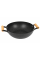 Сковорода WOK 28 см с мраморным покрытием и деревянными ручками Hot Chef 16749-14