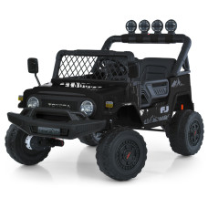 Детский электромобиль джип Bambi Racer 2566AEBLR-2 (24V), 4 мотора 35W, EVA колеса, пульт 2.4G, черный
