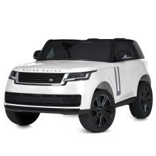 Детский электромобиль джип M 5055EBLR-1 (4WD) Range Rover, 4 мотора, EVA колеса, кожаное сиденье, белый