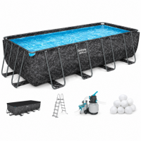 Каркасний басейн Bestway 561KG 732×366×132 см 30045 л з піщаним фільтр-насосом