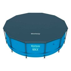 Тент для каркасного бассейна Bestway 58037 Ø 366 см, накрытие ПВХ 0.20 мм, с дренажными отверстиями
