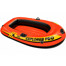 Надувний човен Intex Explorer Pro 100 58355 одномісний 160×94×29 см, 3 повітряні камери, до 80 кг