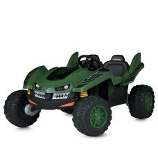 Детский электромобиль багги M 6039EBR-10 (24V) Bambi Racer, 4 мотора, EVA колёса, пульт 2.4G, тёмно-зелёный