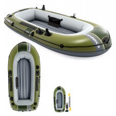 Надувний човен Intex Seahawk 2 Set 66332 двомісний з веслами та насосом