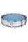 Каркасний басейн Bestway 56488 круглий 457×107 см Steel Pro MAX з фільтр-насосом, драбиною та тентом