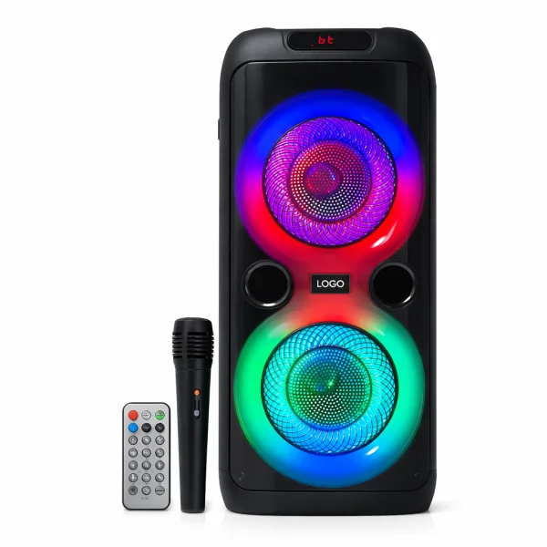 Колонка Bluetooth 20Вт с караоке микрофоном и пультом TTD-2809