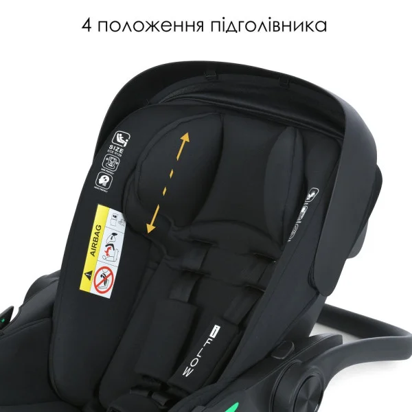Автокресло El Camino i-FLOW ME 1198 Black