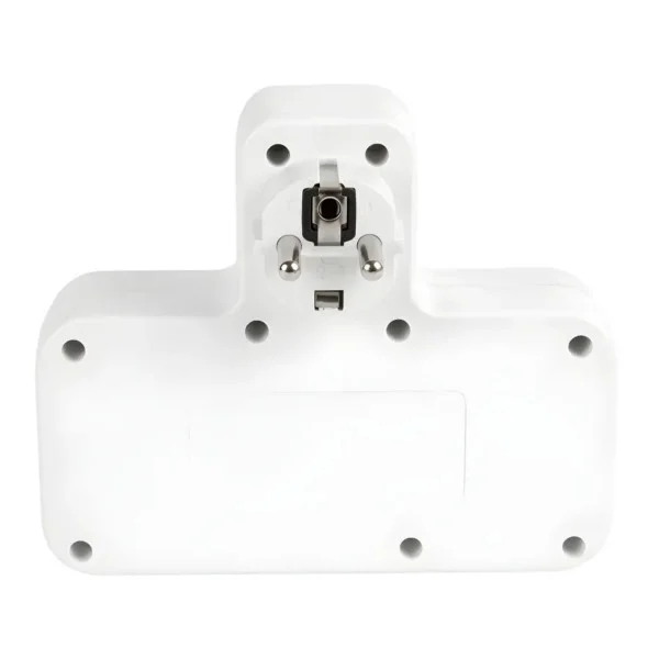 Сетевой фильтр-разветвитель с ночником, 2 розетки EU и USB/Type-C