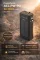 Powerbank ACL PW-90 30000mAh, SOLAR, Кабель TypeC + Lighting, 0,72kg, Black, Box