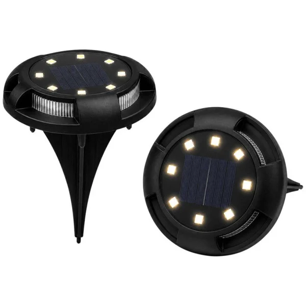 Садовый LED фонарь на солнечной батарее 8 диодов D11 см для декоративного освещения