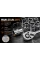 Набор инструментов 12 предметов, торцевые головки с трещоткой 1/2" CR121-12PC