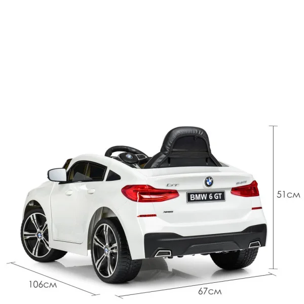 Детский электромобиль BMW 6 GT JJ2164EBLR-1 белый