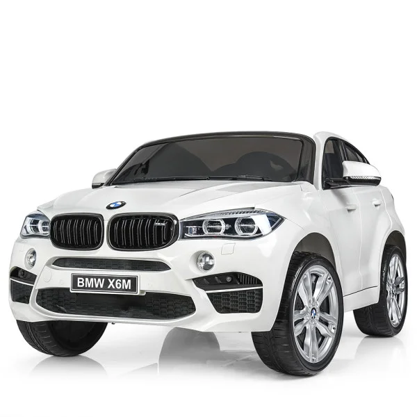 Детский электромобиль джип JJ2168EBLR-1 BMW X6M белый