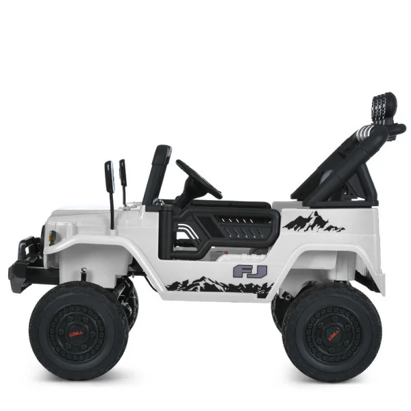 Детский электромобиль джип Bambi Racer 2566AEBLR-1 (24V) белый