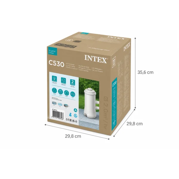 Фильтр-насос Intex 26604 C530 картриджный 2006 л/ч для бассейнов