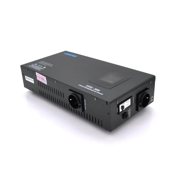 Стабилизатор напряжения релейный Conter SVR-3000VA/2250W однофазный, напольного монтажа, LED дисплей, DC150-270V, AC230±8%, 2*Shuko, Q4
