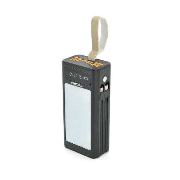 Powerbank ACL PW-85 30000mAh, 22.5W, LIGHTER, Кабелю Type-C + Lighting, 0.70 kg, Black, Box