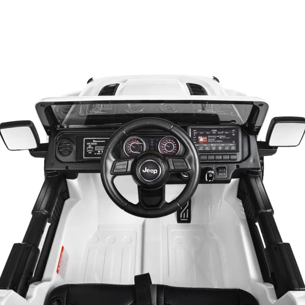 Детский электромобиль-джип Jeep Rubicon M 4176EBLR-1 4WD белый