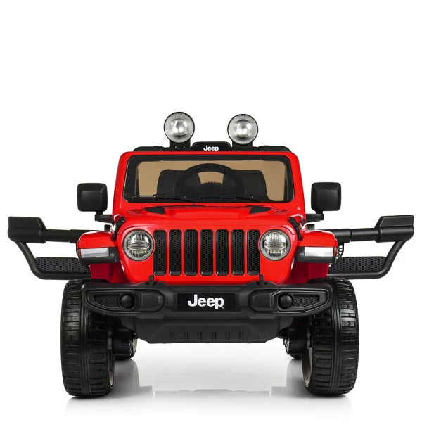 Детский электромобиль-джип Jeep Rubicon M 4176EBLR-3 4WD красный