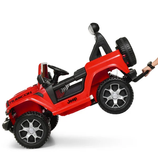 Детский электромобиль-джип Jeep Rubicon M 4176EBLR-3 4WD красный